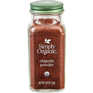 Simply Organic, Paprika Ground Certified Organic, 2.96 Ounce Container(Chipotle Powder)