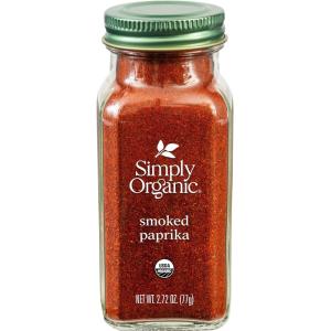 Simply Organic, Paprika Ground Certified Organic, 2.96 Ounce Container(Ground Smoked Paprika)