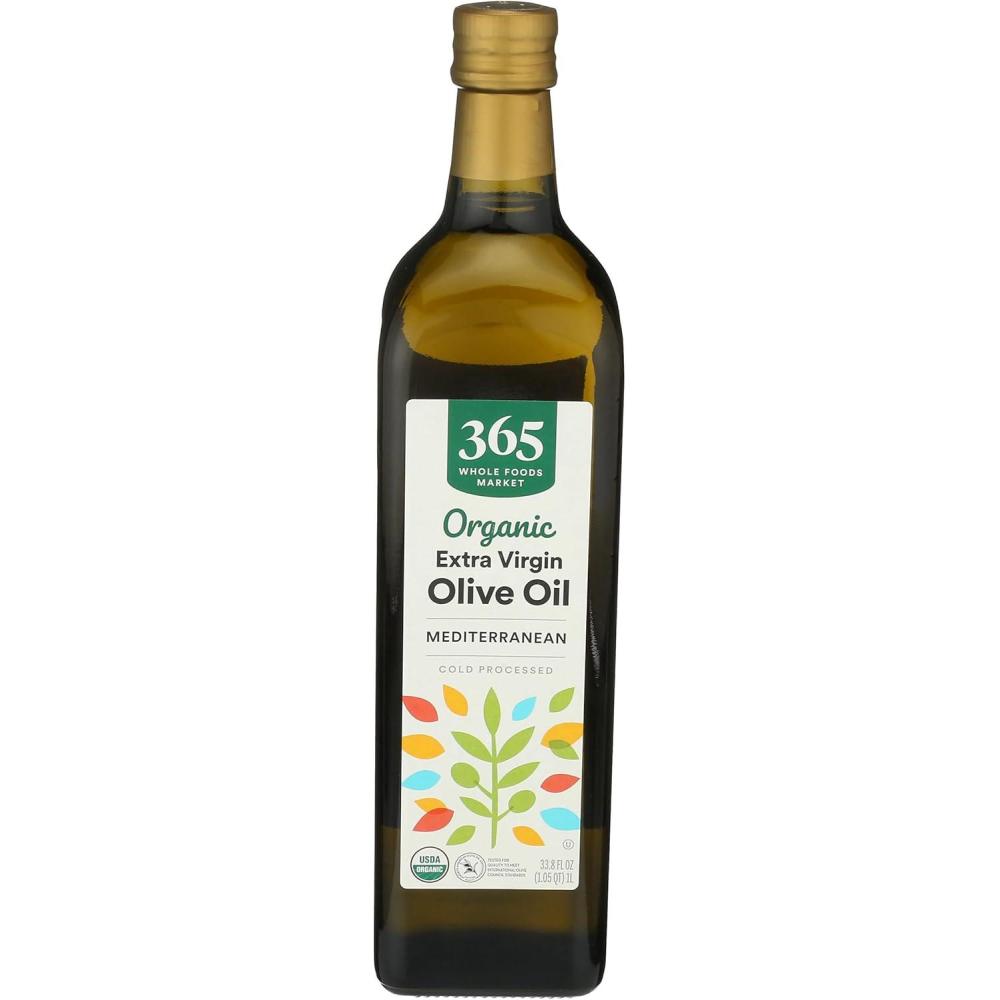 image365 by Whole Foods Market Organic Extra Virgin Olive Oil 100 Mediterranean Blend 169 fl oz338 Fl Oz Pack of 1