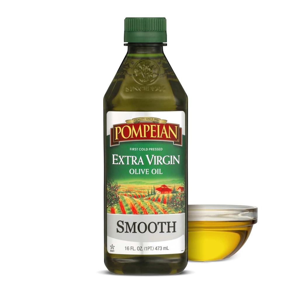 image:imagePompeian Smooth Extra Virgin Olive Oil Contains Polyphenols First Cold Pressed 68 Fl OzSmooth Extra Virgin Olive Oil