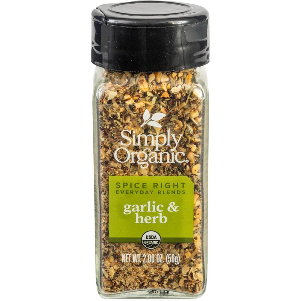image:imageSimply Organic Garlic Powder 364Ounce Jar Pure AGrade Organic Garlic Dried amp Ground Kosher No ETO Non GMO2 Ounce Pack of 1