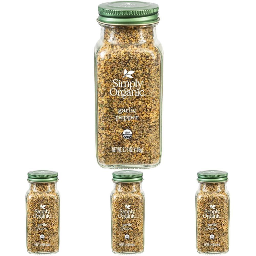 image:imageSimply Organic Garlic Powder 364Ounce Jar Pure AGrade Organic Garlic Dried amp Ground Kosher No ETO Non GMO373 Ounce Pack of 4