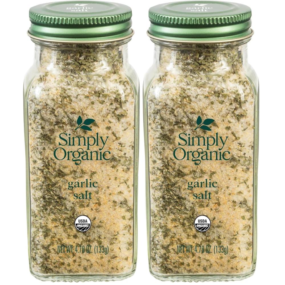 image:imageSimply Organic Garlic Powder 364Ounce Jar Pure AGrade Organic Garlic Dried amp Ground Kosher No ETO Non GMO47 Ounce Pack of 2