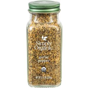 Simply Organic Garlic Powder, 3.64-Ounce Jar, Pure A-Grade Organic Garlic, Dried & Ground, Kosher, No ETO, Non GMO(3.73 Ounce (Pack of 1))